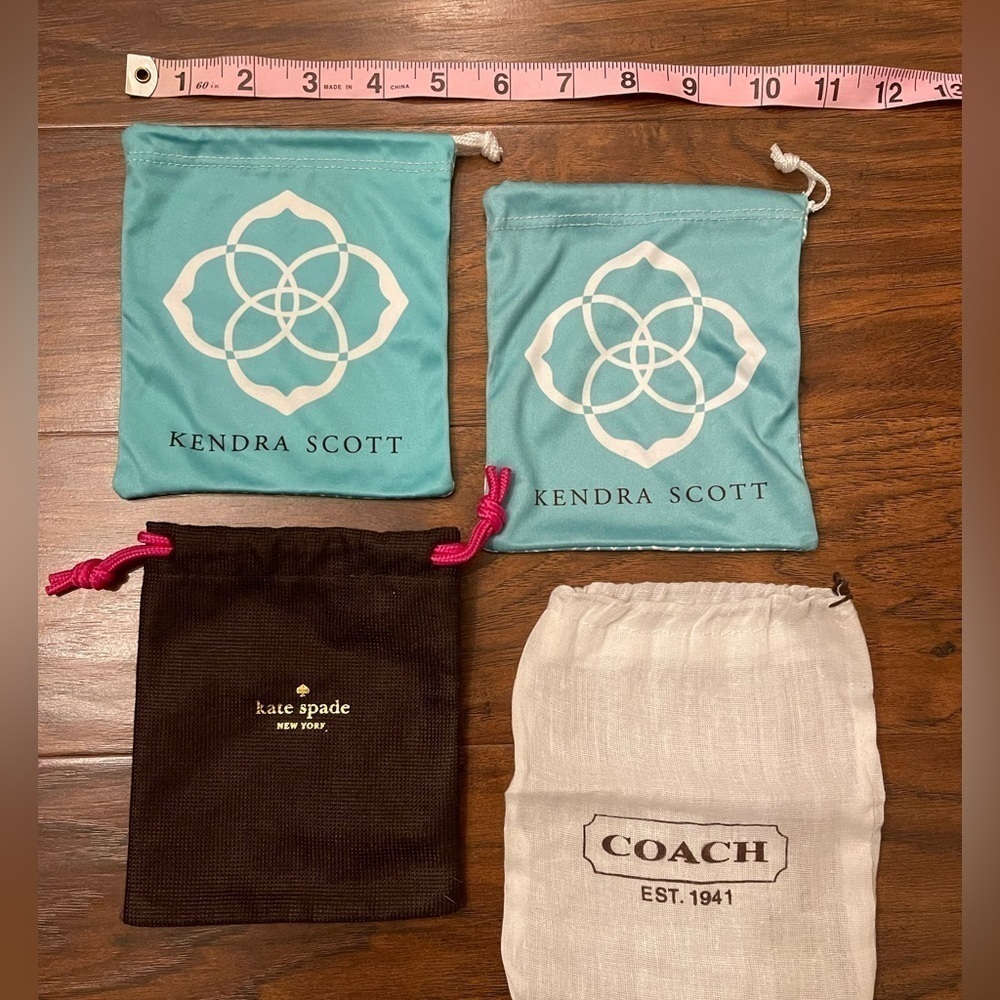 Set of Four Jewelry Dust Bags